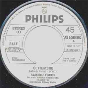 Alberto Fortis / Jo Squillo Eletrix - Settembre / Skizzo Skizzo download free