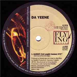 Da Yeene - Alright download free