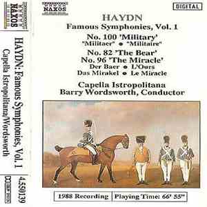 Haydn, Capella Istropolitana, Barry Wordsworth - Famous Symphonies, Vol 1 (No.100 'Military' / No.82 'The Bear' / No.96 'The Miracle') download free