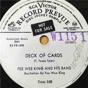 Pee Wee King And His Band - Deck Of Cards / The Red Deck Of Cards download free