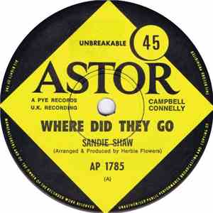 Sandie Shaw - Where Did They Go? download free
